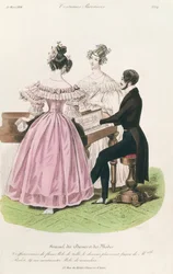 Placa de moda del Journal des Dames et des Modes, 23 de marzo de 1836